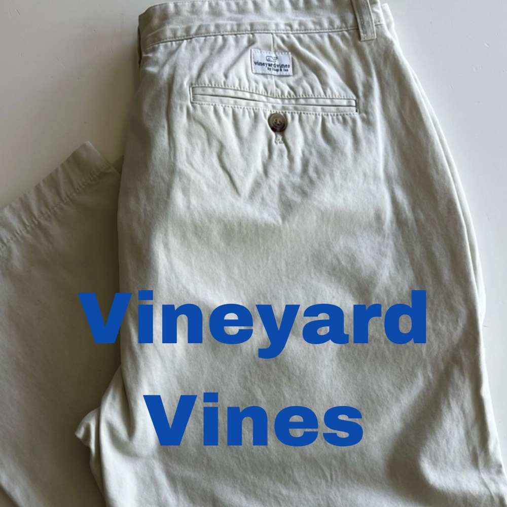 Vineyard Vines Mens Club Pant sz 36x32 color: Stone